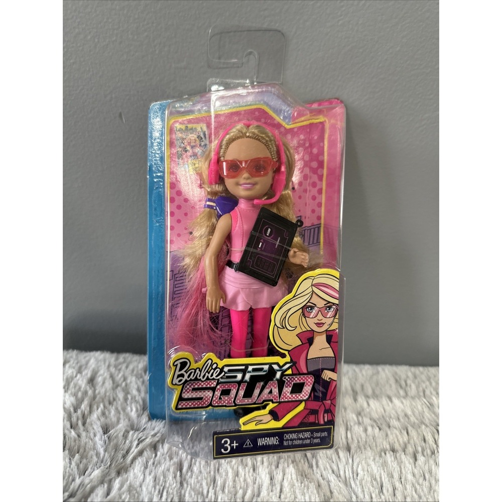 New & Sealed Barbie Spy Squad Blonde Hair Pink Outfit Chelsea Doll 2015‎ Retired